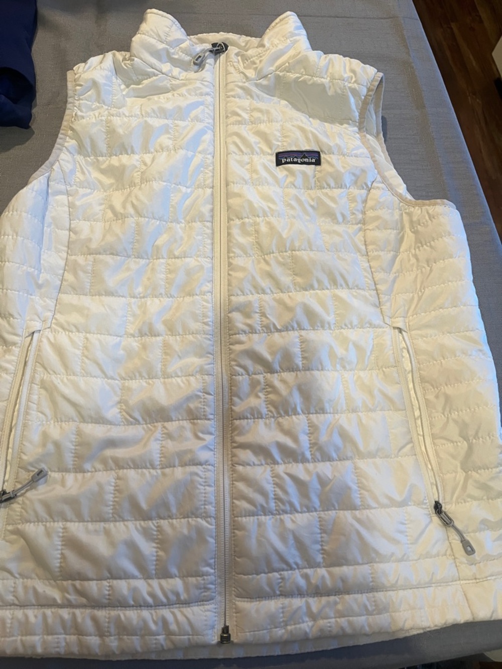 Patagonia Cream Quilted Puffer Vest